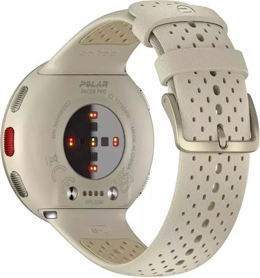 Polar Pacer Pro 45mm Smartwatch με Παλμογράφο (Gold Dust) - Image 5