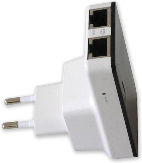Techly I-WL-REPEATER2 WiFi Extender Single Band (2.4GHz) 300Mbps με 2 Θύρες Ethernet - Image 2