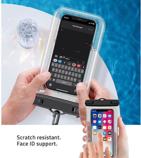 Tech-Protect UWC7 Αδιάβροχη Θήκη έως 6.9" Μαύρο - Image 2