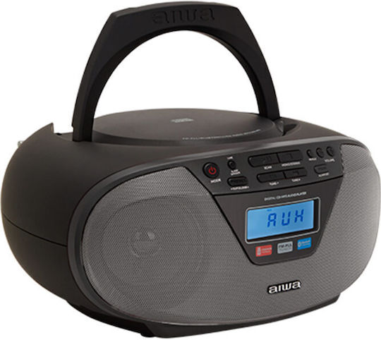 Aiwa Φορητό Ηχοσύστημα BBTU-400BK με Bluetooth / CD / Ραδιόφωνο / USB σε Μαύρο Χρώμα - Image 2