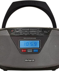 Aiwa Φορητό Ηχοσύστημα BBTU-400BK με Bluetooth / CD / Ραδιόφωνο / USB σε Μαύρο Χρώμα