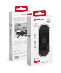 Forcell Ασύρματος Φορτιστής (Qi Pad) 15W Μαύρος (F-Energy)