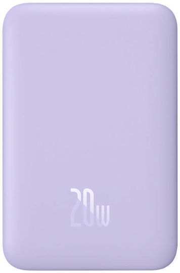 Baseus Mini Power Bank 10000mAh 20W με Θύρα USB-C Power Delivery Μωβ - Image 2