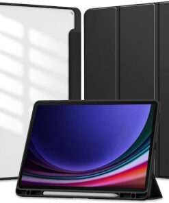 Tech-Protect Hybrid Flip Cover Μαύρη (Galaxy Tab S9+)
