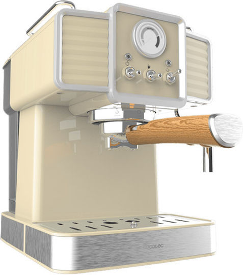Cecotec Power Espresso 20 Tradizionale Μηχανή Espresso 1350W Πίεσης 20bar Light Yellow - Image 3