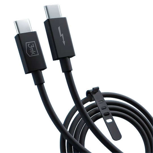 3MK Hyper Thunderbolt 3 Cable 240W Μαύρο 1m - Image 2