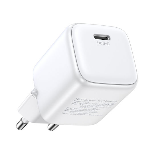 Ugreen Φορτιστής Χωρίς Καλώδιο GaN με Θύρα USB-C 30W Power Delivery Λευκός (Nexode Mini) - Image 3