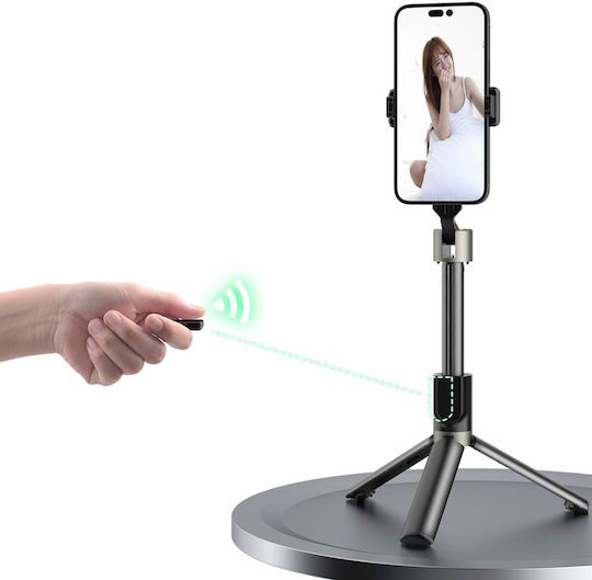 Dudao F18B Selfie Stick Τρίποδο Κινητού Μαύρο - Image 4
