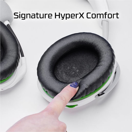 HyperX CloudX Stinger II For Xbox Over Ear Gaming Headset με σύνδεση 3.5mm Λευκό - Image 7