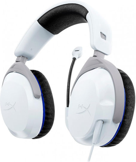 HyperX CloudX Stinger II for Playstation Over Ear Gaming Headset με σύνδεση 3.5mm Λευκό - Image 8