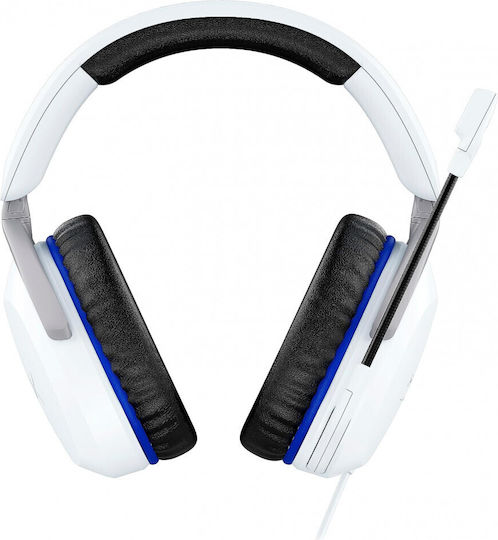 HyperX CloudX Stinger II for Playstation Over Ear Gaming Headset με σύνδεση 3.5mm Λευκό - Image 9