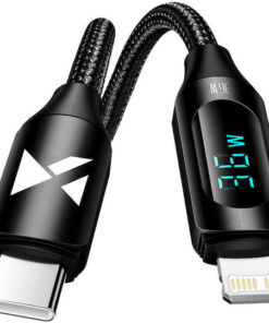 Wozinsky Braided USB-C to Lightning Cable 36W Μαύρο 2m (WUCLC2)