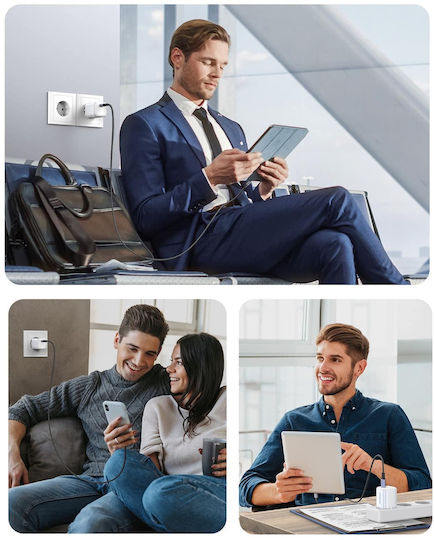 Ugreen Φορτιστής Χωρίς Καλώδιο GaN με Θύρα USB-C 30W Power Delivery Λευκός (Nexode Mini) - Image 9