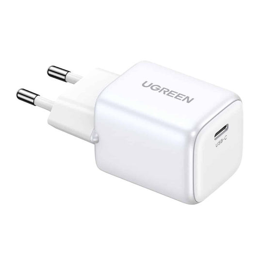 Ugreen Φορτιστής Χωρίς Καλώδιο GaN με Θύρα USB-C 30W Power Delivery Λευκός (Nexode Mini) - Image 4