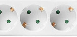 Alternative view of LogiLink SOCKET OUTLET 4-WAY Πολύπριζο 4 Θέσεων με Διακόπτη και Καλώδιο 1.5m LPS245