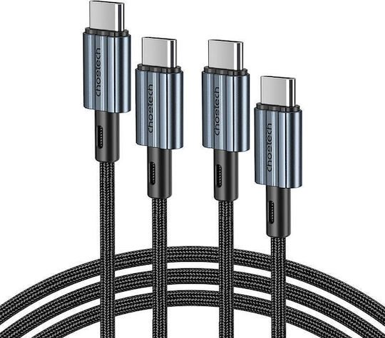 Choetech USB 2.0 Cable USB-C male - USB-C 60W Μαύρο 1.2m - Image 2