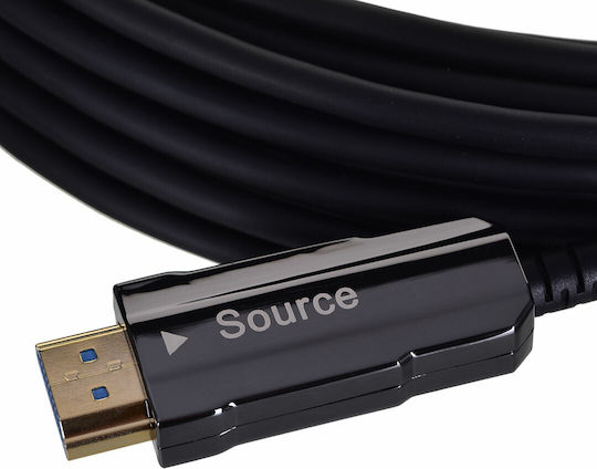 Unitek HDMI 2.0 Cable HDMI male - HDMI male 10m Μαύρο (C11072BK-10M) - Image 3