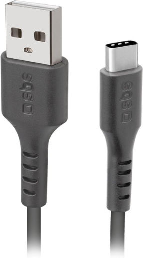SBS Regular USB 2.0 to micro USB Cable Μαύρο 1.5m (CABLEMICROC15K) - Image 3