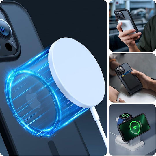 Tech-Protect Magmat Back Cover Σιλικόνης / Πλαστικό Black / Clear (iPhone 15 Pro) - Image 2
