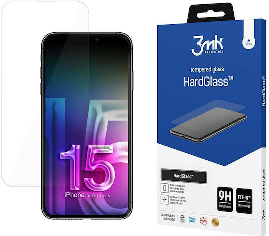 3MK Hardglass Tempered Glass (iPhone 15 Pro Max) - Image 2