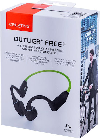 Creative Outlier Free+ Bone Conduction Bluetooth Handsfree Ακουστικά με Αντοχή στον Ιδρώτα Light Green - Image 9