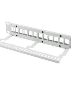 Alternative view of Lanberg Κάλυμμα Πάνελ για Rack 1U 10" 12 Θυρών Γκρι 332385
