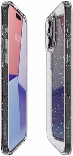 Spigen Liquid Crystal Glitter Back Cover Σιλικόνης Διάφανο (iPhone 15 Pro) ACS06701 - Image 2