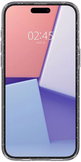 Spigen Liquid Crystal Glitter Back Cover Σιλικόνης Διάφανο (iPhone 15 Pro) ACS06701 - Image 4