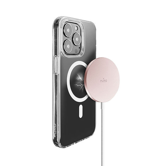 Puro Φορτιστής Magsafe 15W Power Delivery Ροζ (CUSBCMAG1ROSE)