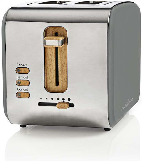Nedis KABT510EGY Φρυγανιέρα 2 Θέσεων 900W Γκρι - Image 3