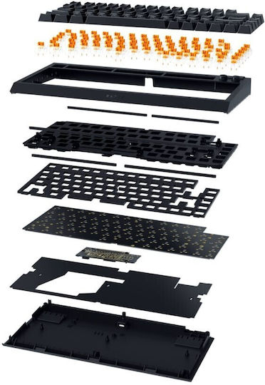 Razer BlackWidow V4 Gaming Μηχανικό Πληκτρολόγιο 75% με Razer Orange διακόπτες και RGB φωτισμό (Αγγλικό US) - Image 10