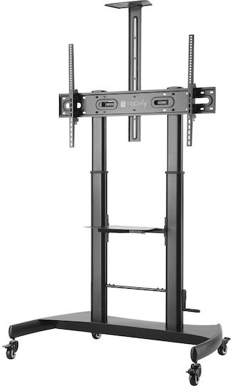 Techly ICA-TR36 Βάση Τηλεόρασης Δαπέδου έως 60" και 100kg Μαύρο - Image 2