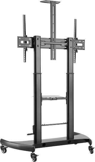 Techly ICA-TR36 Βάση Τηλεόρασης Δαπέδου έως 60" και 100kg Μαύρο - Image 6