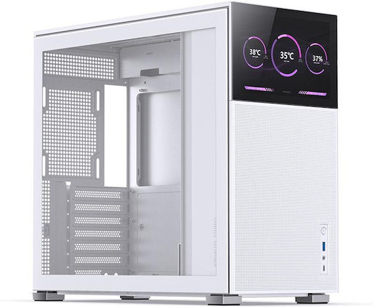 Jonsbo D41 MESH Screen Midi Tower Κουτί Υπολογιστή με Πλαϊνό Παράθυρο Λευκό - Image 2
