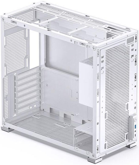 Jonsbo D41 MESH Screen Midi Tower Κουτί Υπολογιστή με Πλαϊνό Παράθυρο Λευκό - Image 4