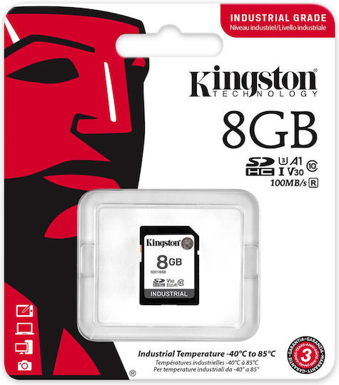 Kingston Industrial SDHC 8GB Class 10 U3 V30 A1 UHS-I - Image 3