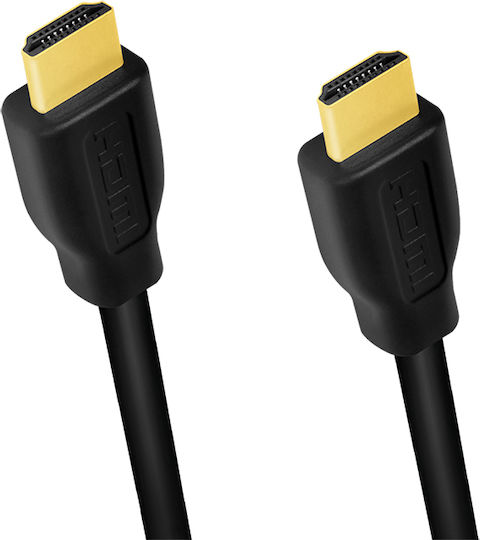 LogiLink HDMI 2.0 Cable HDMI male - HDMI male 2m Μαύρο (CH0101) - Image 3