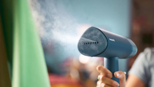 Philips STH3000/20 Ατμοκαθαριστής Ρούχων Χειρός 1000W με Δοχείο 100ml Μπλε - Image 6