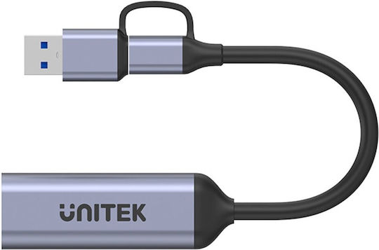 Unitek V1167A Μετατροπέας USB-A / USB-C male σε HDMI female Γκρι 1τμχ - Image 4