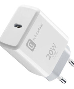 Alternative view of Cellular Line Φορτιστής Χωρίς Καλώδιο με Θύρα USB-C 20W Power Delivery Λευκός (ACHIPHUSBCPD20WW)