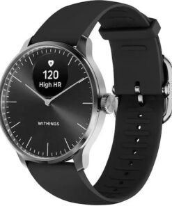 Withings ScanWatch Light Stainless Steel 37mm Αδιάβροχο με Παλμογράφο (Black)