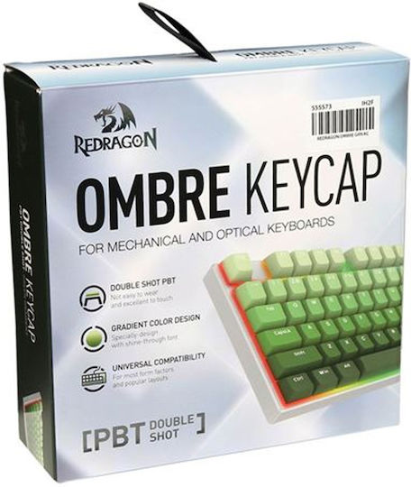 Redragon A140 Keycap Ombre Green 28.13.0016 - Image 2