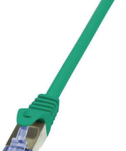 LogiLink U/UTP Cat.6a Καλώδιο Δικτύου Ethernet 10m Πράσινο 1τμχ CQ3095S