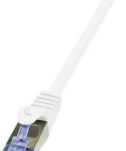 LogiLink U/UTP Cat.6a Καλώδιο Δικτύου Ethernet 1.5m Λευκό 1τμχ CQ3041S