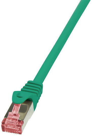 LogiLink U/UTP Cat.6 Καλώδιο Δικτύου Ethernet 10m Πράσινο 1τμχ CQ2095S