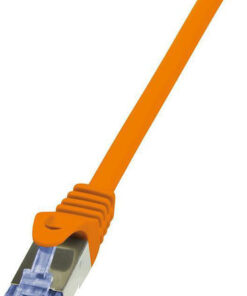 LogiLink U/UTP Cat.6a Καλώδιο Δικτύου Ethernet 1m Πορτοκαλί 1τμχ CQ3038S