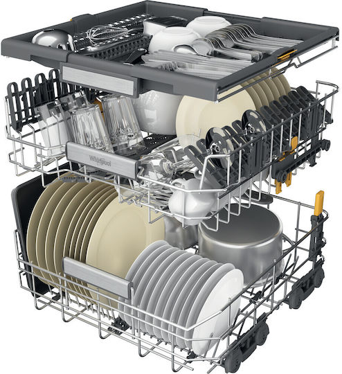 Whirlpool Ελεύθερο Πλυντήριο Πιάτων για 15 Σερβίτσια PowerClean Pro Π60xY85εκ. Inox W7F HS51 X - Image 3