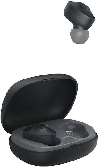 HAMA Freedom Buddy In-ear Bluetooth Handsfree Ακουστικά με Θήκη Φόρτισης Μαύρα