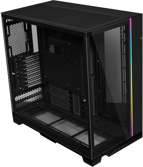 Lian Li O11 Dynamic EVO XL Gaming Full Tower Κουτί Υπολογιστή με Πλαϊνό Παράθυρο και RGB Φωτισμό Μαύρο - Image 4