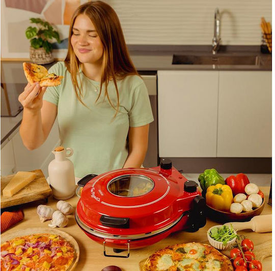 Cecotec Fun Pizza & Co Mamma Mia 03826 Παρασκευαστής Πίτσας 1200W Κόκκινος - Image 8